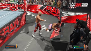 WWE 2K23 Gameplay: Cody Rhodes vs Bron Breakker (Full Match)