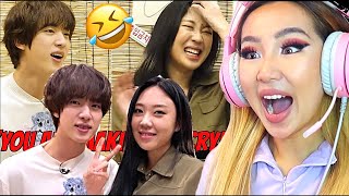 ABSOLUTE CHAOS! 😂 JIN X YOUNGJI [DRUNK] INTERVIEW! | REACTION/REVIEW