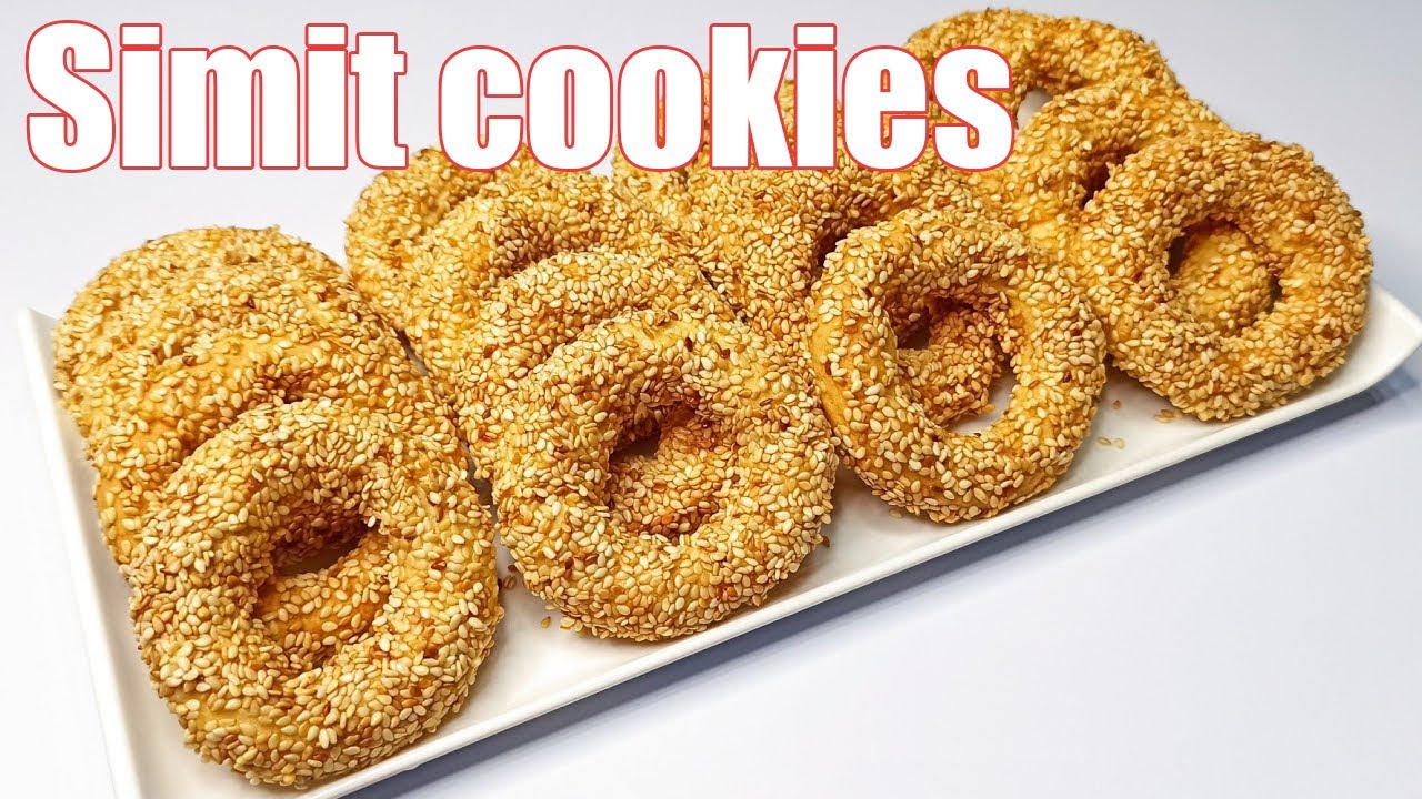 SIMIT COOKIES. Simit cookies recipe easy at home - YouTube