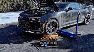 2023 Chevy Camaro ZL1 1LE AMSOIL Oil & Filter Change | So Much Easier Than A GT350 by Auto Fanatic 2,940 views 3 months ago 10 minutes, 16 seconds
