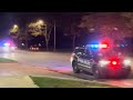 5x saginaw mi police units rushing gsw victim to hospital horn