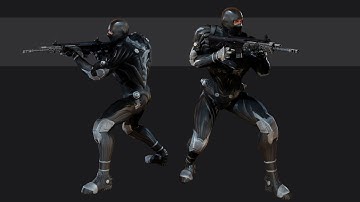 3DModels-Textures: Super Soldier Animated Character