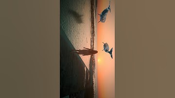 Whales migration 🐳 #sea #whale #vacation #vfx #cgi #cyberpunk #ocean #beach #sunset