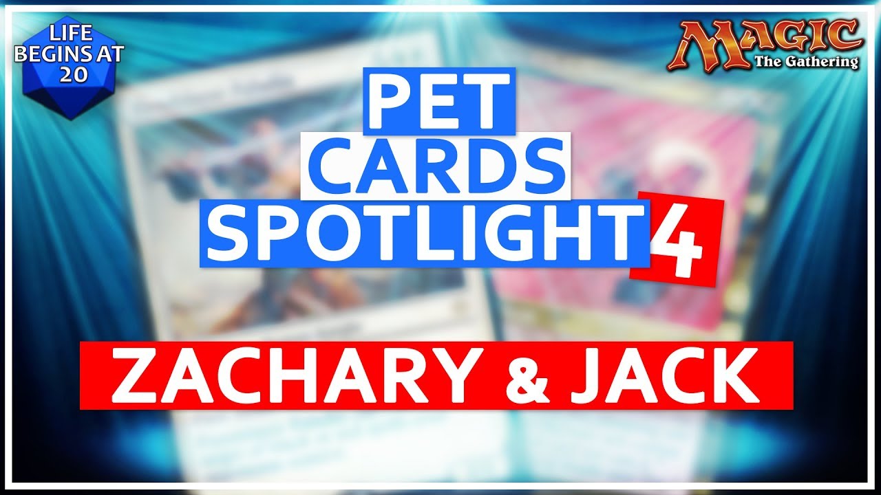 MTG Community Spotlight 4 Zachary & Jack's Pet Cards YouTube