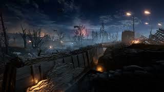 Battlefield War Ambience, distant gunfire battles, artillery bomb explosions, for relaxing, sleeping screenshot 5