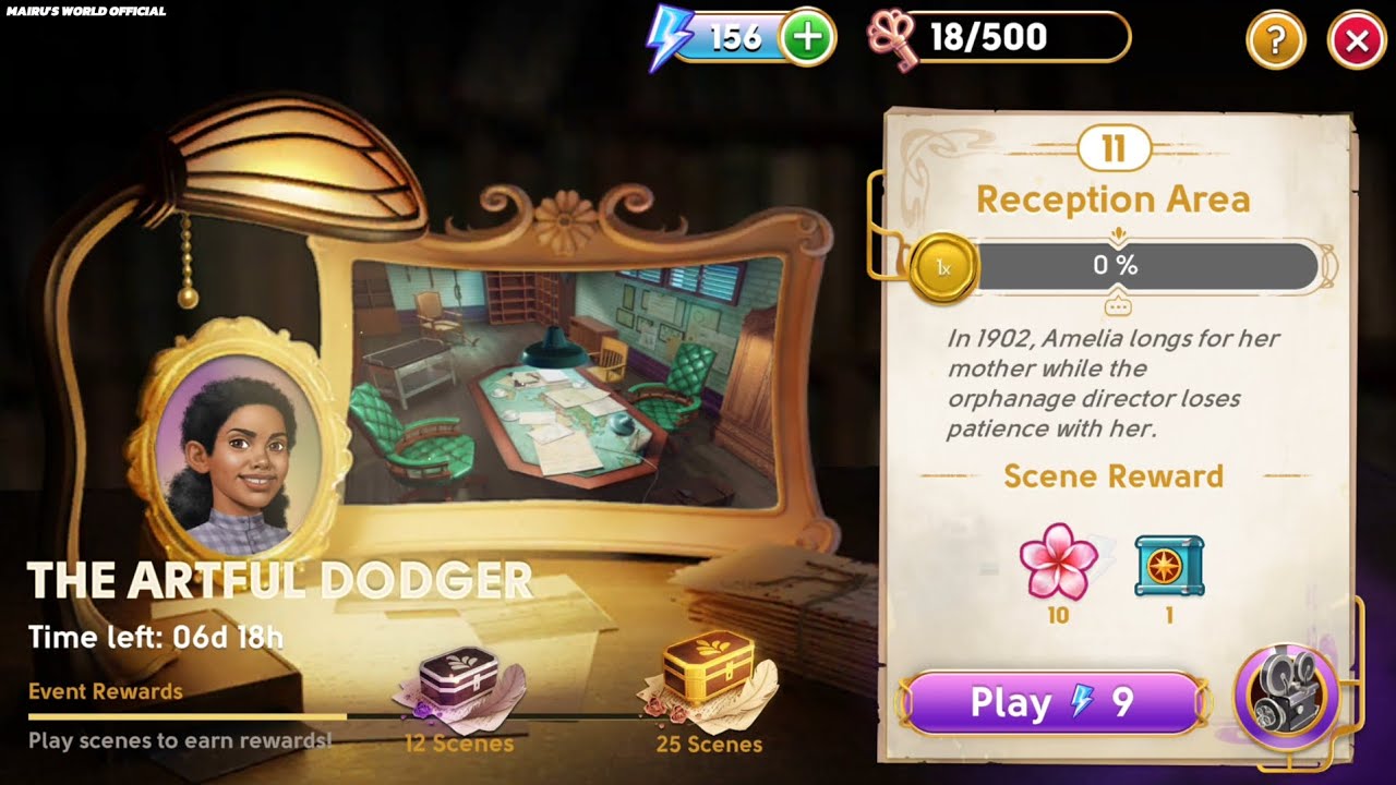 June's Journey Secrets 21r Scene 11 Reception Area Word Mode 4K ULTRA HD