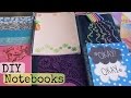 DIY NOTEBOOKS : TFIOS, Chalkboard, Duct Tape, & More - Back To School How To | SoCraftastic