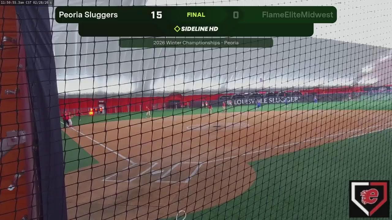 FlameEliteMidwest vs. Peoria Sluggers (2026.02.28)