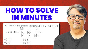 How to find the Determinant of Matrix? | Quick Solutions by GP Sir