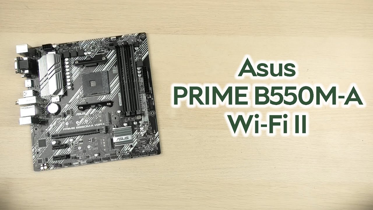 Материнская плата Asus PRIME B550M-A Wi-Fi II (sAM4, AMD B550, PCI