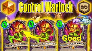 Triple Sargeras Control Plot Twist Warlock Is Undefeated Late Game Whizbang's Workshop | Hearthstone