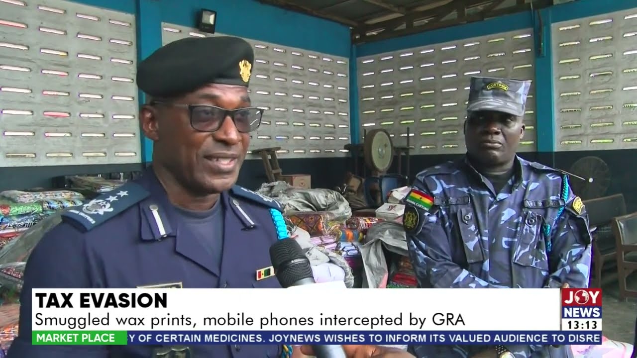 Tax evasion: Smuggled wax prints, mobile phones intercepted by GRA
