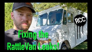 Fixing the LEAKY RattleVan!  1979 Chevrolet P30 Step Van