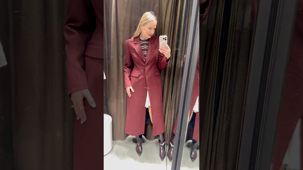 Стильное трендовое пальто Zara #zara #чтомодно #fashion #чтонадеть #обзор #стильныйобраз #ootd