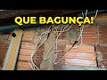 Instalação precária! Mudei a tomada e organizei a bagunça