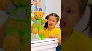 🤔 HOW TO MAKE A TOWEL BEAR? EASY DIY! #shorts #kids