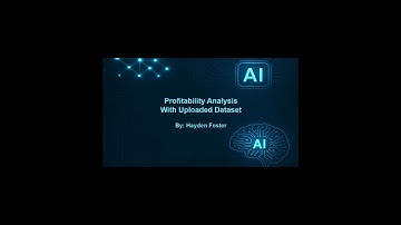 Gen AI Profitability Analysis With Uploaded Data