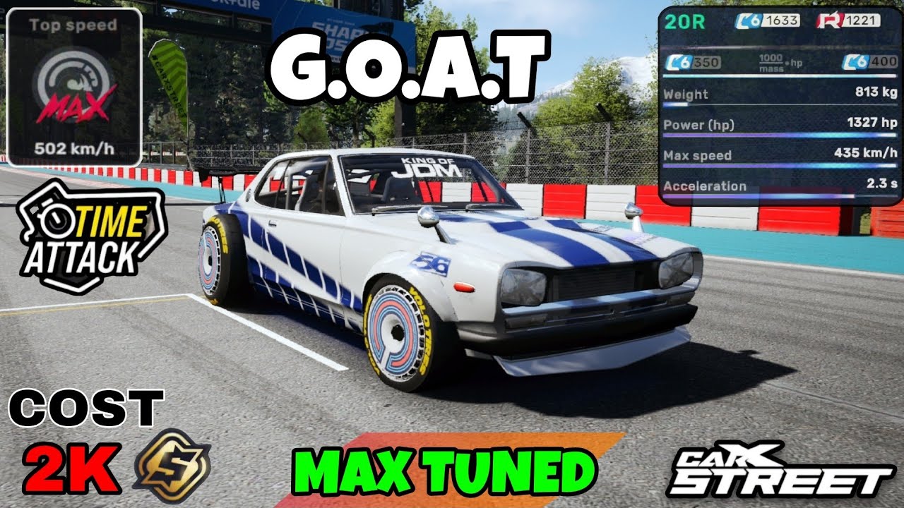 CarX Street | 500+KM/H - G.O.A.T CAR NISSAN SKYLINE GTR (20R) [4K 60fps ...