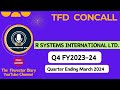 R systems international limited  investors concall q4 fy202324 tfdconcall
