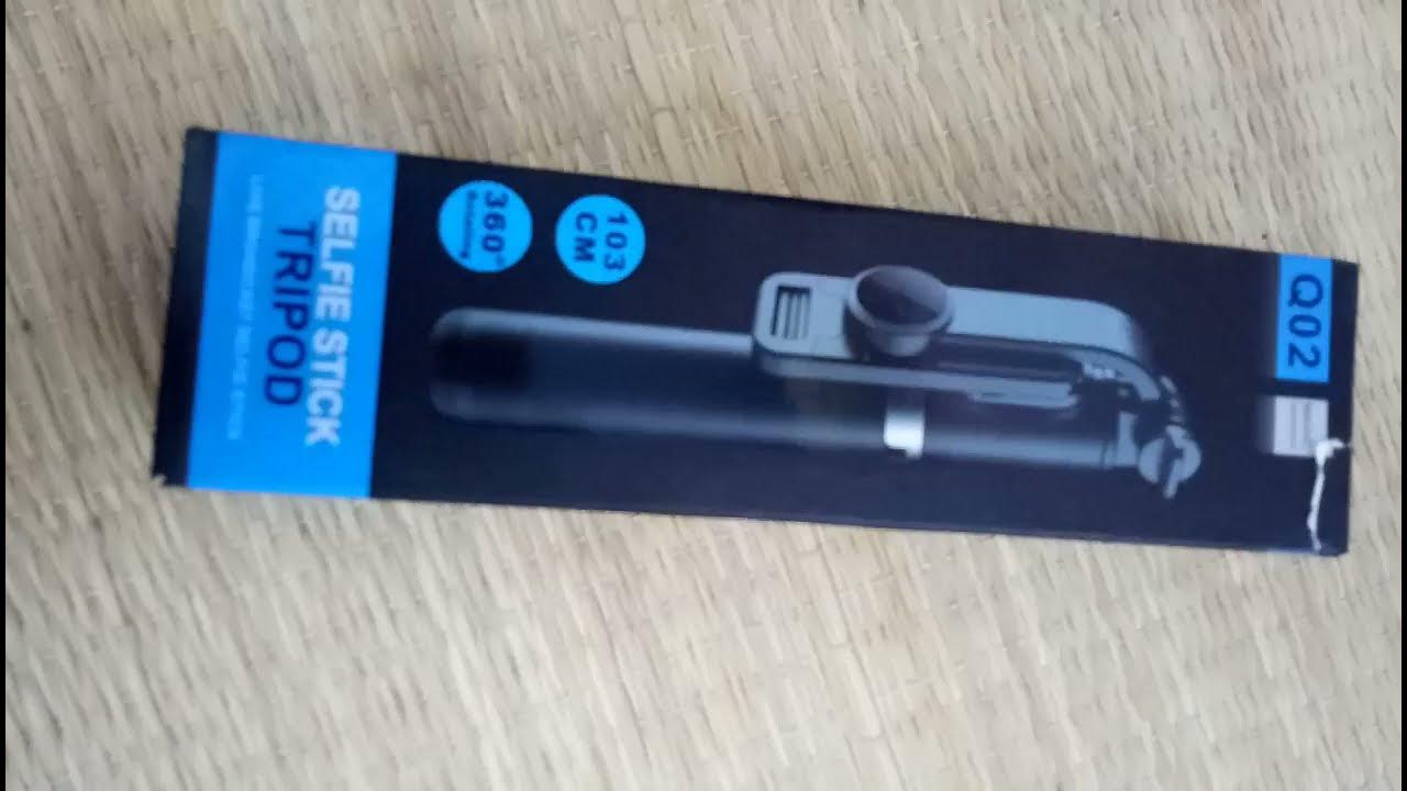 Unboxing Q02 Selfie Stick with Tripod YouTube