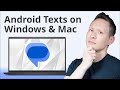 Using Google Messages on PC with Android