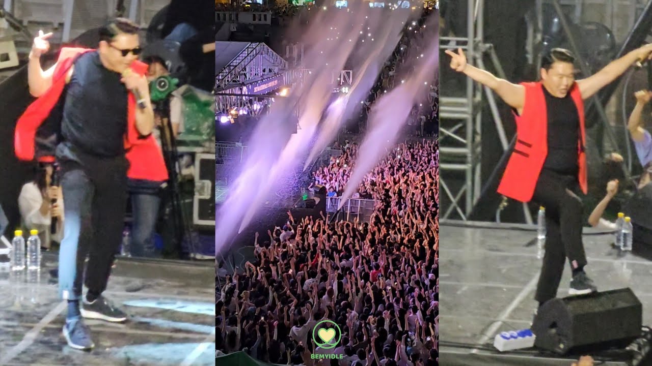 230525 분위기 엄청 좋은 경희대축제 싸이 직캠 (GENTLEMAN, Gangnam Style, THAT THAT, etc.) / 嗨到爆炸的 PSY 大學公演 Fancam