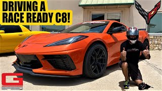 G-Speed gave me the keys to a RACE-READY C8 CORVETTE & said have FUN!