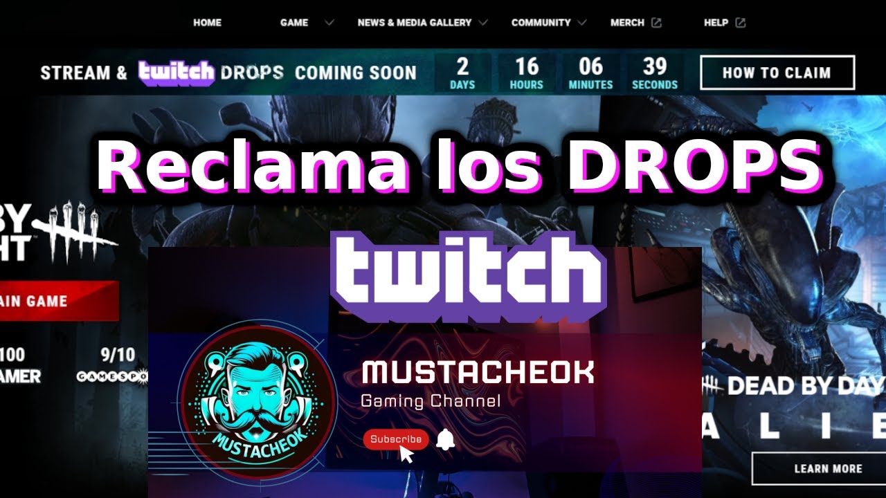 Como reclamar los Drops de Twitch | Dead by Daylight - YouTube