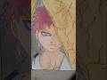 Gaara draw 🥀🤯 🥀#animedrawing #narutodrawings