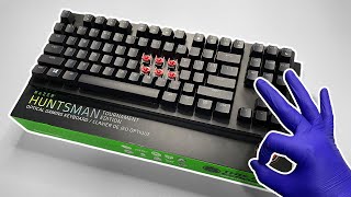 Razer Huntsman Tournament Edition Gaming Keyboard Unboxing ASMR