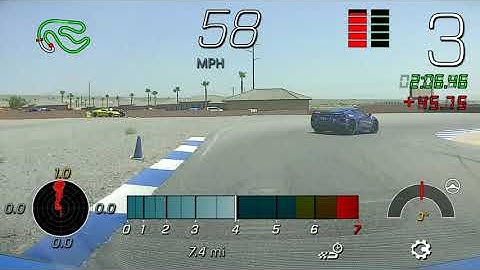 Learning the track at (corvette School) Spring mountain Raceway