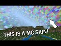 This Skin is 2240+ Blocks Wide! #minecraft_glitches  #minecraft_exploits
