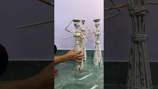 African doll DIY craft using newspapers #shorts #youtubeshorts #viral #crafts #ashortaday #african