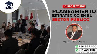 CURSO: PLANEAMIENTO ESTRATÉGICO EN EL SECTOR PÚBLICO  SESION 1  2023