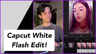White Flash Animation Edit Overlay Filter Capcut Tutorial For Tiktok In English