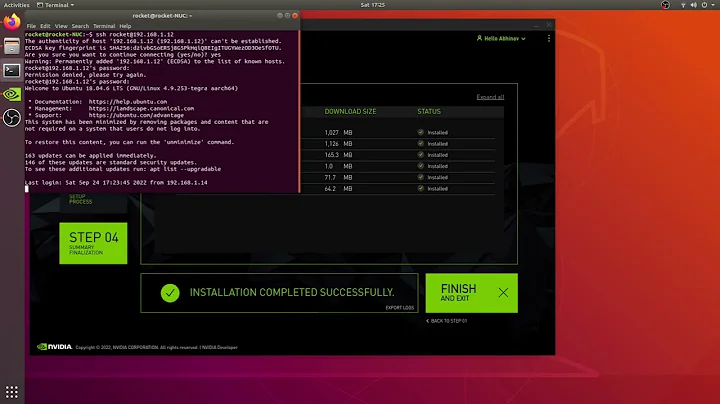 HOW  TO INSTALL SDK COMPONENTS USING NVIDIA's SDK MANAGER