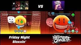 Legacy song Comparison - FNB vs FNF (Roblox FNF Friday Night Crunchin')