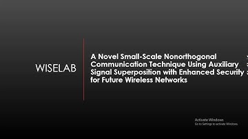 Introduction to small scale NOMA