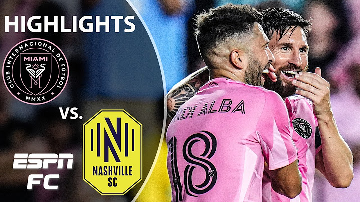 MESSI CAN'T STOP SCORING BRACES 😱 Inter Miami vs. Nashville SC | MLS Highlights | ESPN FC