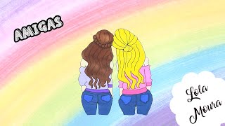 Meninas amigas desenho tumblr. 