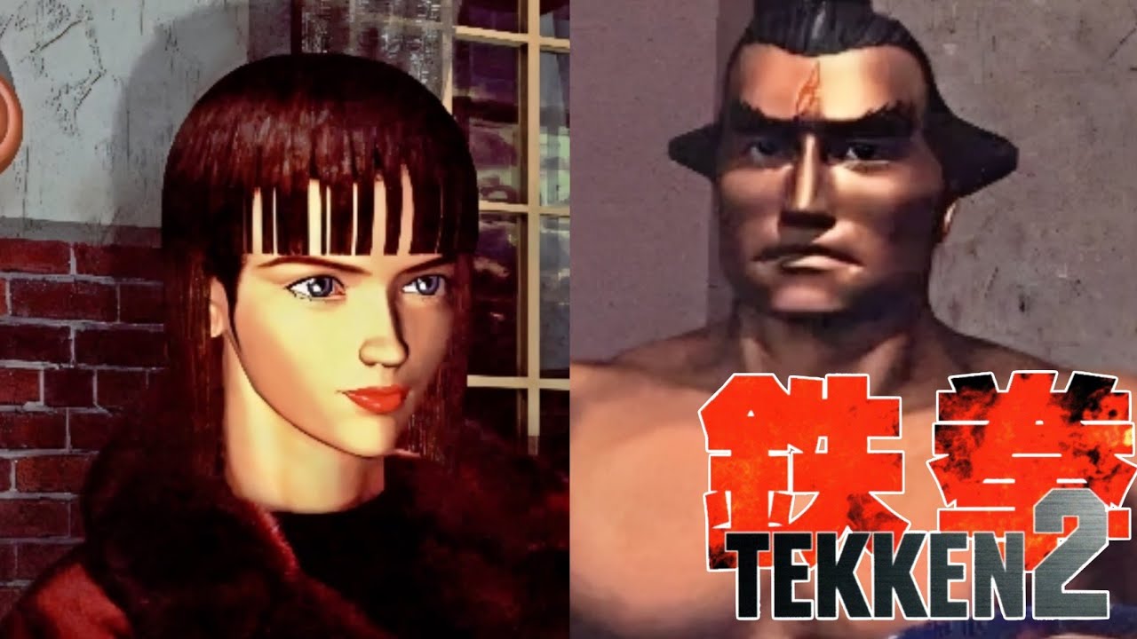 Tekken 2 VER.B (1995) - Arcade (TES3/VER.B) - Anna w/Ganryu moves