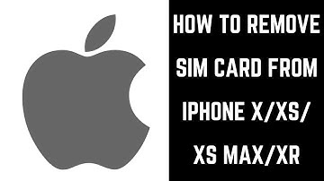 How to Remove a SIM Card from iPhone X, iPhone XS, iPhone XS Max, or iPhone XR
