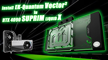 Install EK-Quantum Vector² Trio RTX 4090 ABP Set en RTX 4090 Suprim Liquid X #msi  #ekwb #building