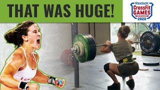 1ST Place Tia-Clair Toomey's MASSIVE 2020 CrossFit Games Front Squat