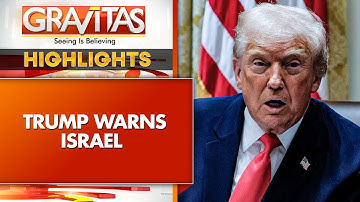 Trump Warns Israel: 