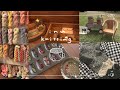 vlog🧶編みかけ持っておでかけ/とっても可愛い編み物お道具/靴下完成🧦😉