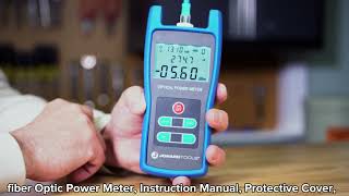 Jonard Tools FPM-50 Fiber Optic Power Meter with FC/SC Adapter