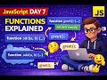 JavaScript Day 7 | Functions in JavaScript | Basic Functions Explained for Beginners