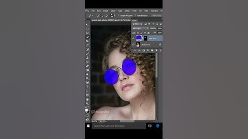 change glasses color in #photoshop #shorts #photoshoptutorial