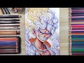 Drawing Luffy Gear 5 (One Piece) | Fame Art